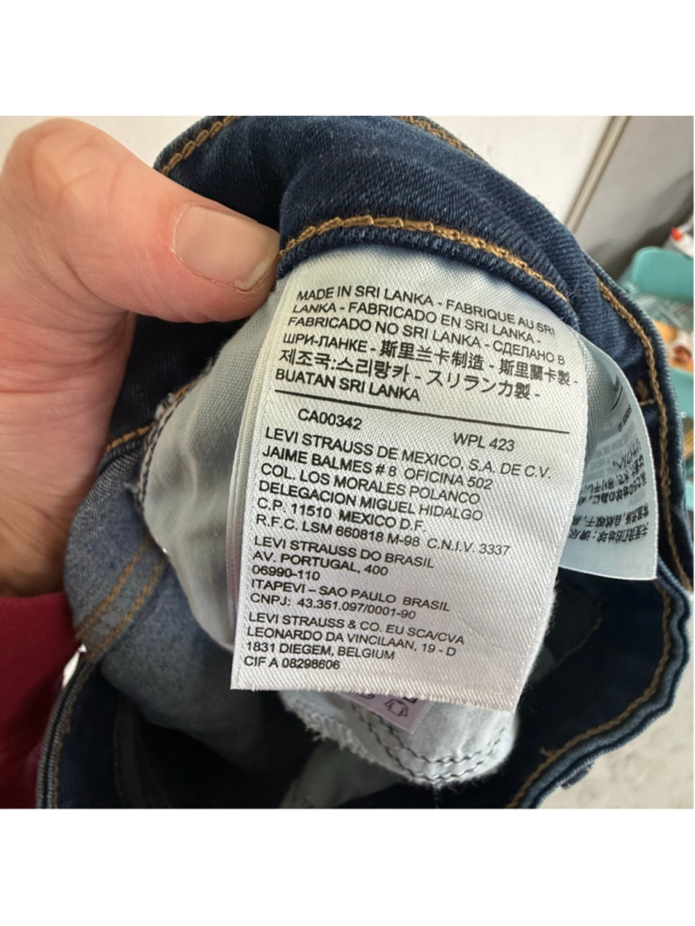 Levi's 815 Curvy Bootcut Jeans Dark Wash Size 28 - Picture 4 of 8